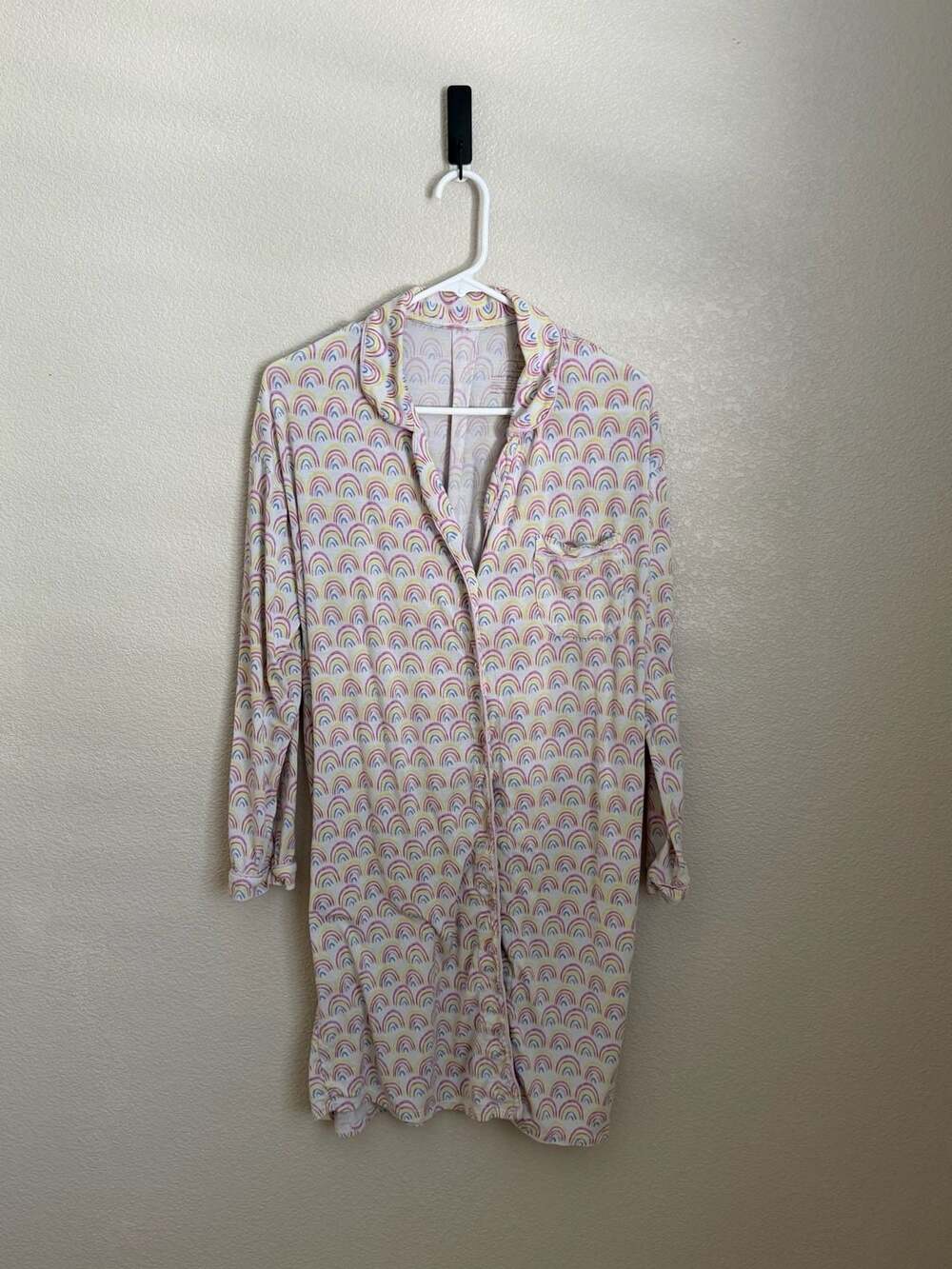 Little Sleepies Pastel Rainbows Women's Long Sleeve Sleep Shirt